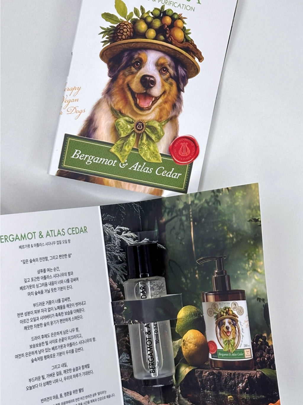 Aromatherapy Natural Vegan Shampoo for Dogs - Travel Kit Set